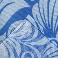 Простыня 1,5сп Экономь и Я 150х215&plusmn;3 "Нежность" цвет синий,100% хлопок, бязь, 100гр/м2