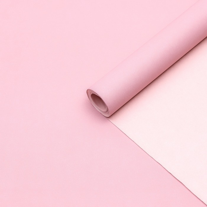 Бумага упаковочная крафт, ванильный-сирень 0,68 х 10 м Бумага упаковочная крафт, ванильный-сирень 0,68 х 10 м