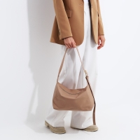 Сумка-мешок на молнии цвет бежевый Сумка-мешок на молнии цвет бежевый