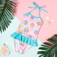 Купальник для девочки KAFTAN &laquo;Мороженки&raquo;, рост 122-128 см (34), цвет розовый