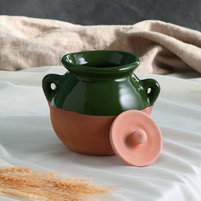 Горшочек для запекания керамический Горшочек для запекания керамический "Дизи", 1 л, 1 сорт, Иран