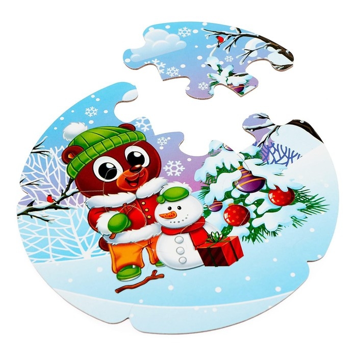 Пазлы-лото «Времена года», двухсторонние, 5 пазлов, 30 деталей Пазлы-лото «Времена года», двухсторонние, 5 пазлов, 30 деталей