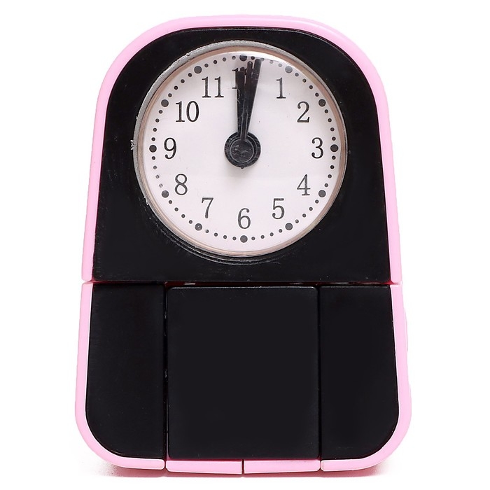 Робот-часы «Щенок», трансформируется в будильник, работает от батареек, цвет розовый Робот-часы «Щенок», трансформируется в будильник, работает от батареек, цвет розовый