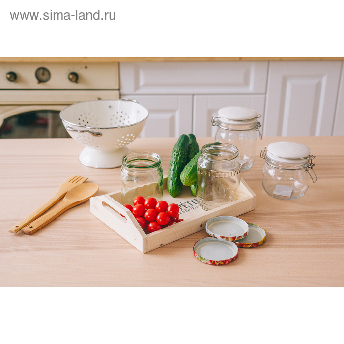 Поднос деревянный &laquo;Под роспись&raquo;, 40&times;30&times;6,5 см