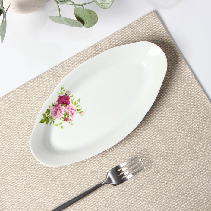 Селедочница &laquo;Маркиза&raquo;, 25&times;13 см, фарфор