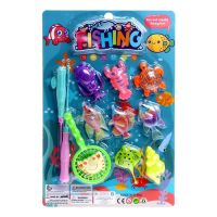 Рыбалка &laquo;Морские обитатели&raquo; 9 рыбок, 2 удочки, сачок