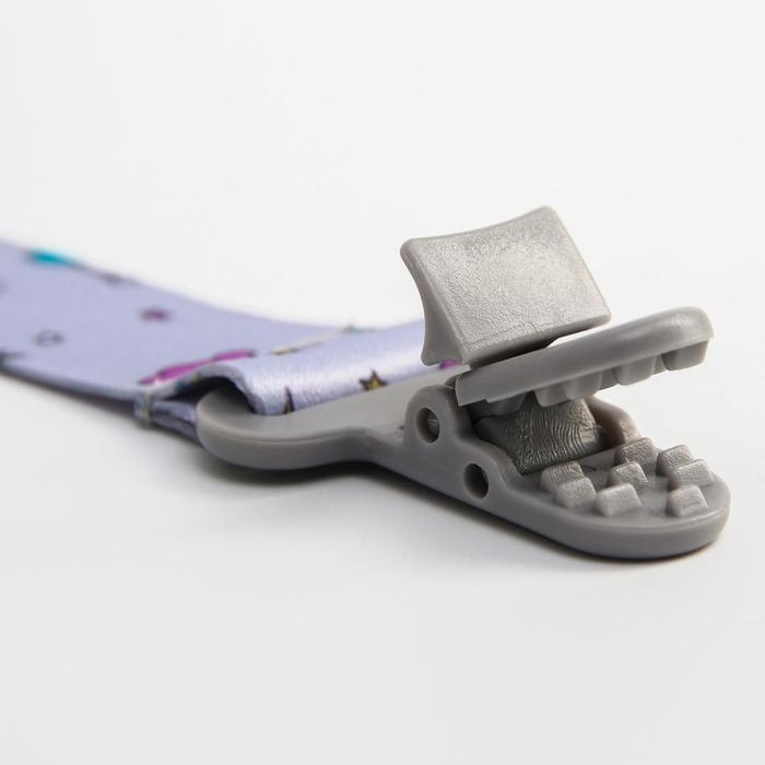 Держатель для соски - пустышки &laquo;Единороги&raquo;, на ленте