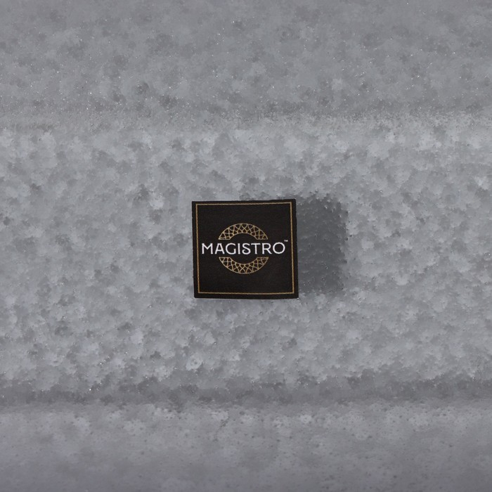 Блюдо стеклянное сервировочное Magistro &laquo;Авис&raquo;, 32,5&times;9,5&times;4 см