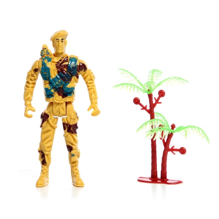 Танк радиоуправляемый «Защитник», с фигуркой солдата, работает от батареек, цвет зелёный Танк радиоуправляемый «Защитник», с фигуркой солдата, работает от батареек, цвет зелёный