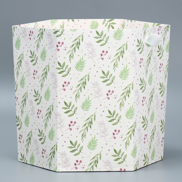 Пакет подарочный, упаковка, &laquo;Шестигранник&raquo;, 26.5 х 23 х 25 см