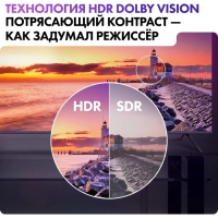 Телевизор Haier SMART TV S3, 55", 3840x2160, DVB-T2/C/S2, HDMI 4, USB 2, Smart TV, чёрный