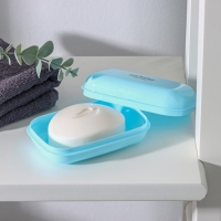 Мыльница пластиковая, 11×7,5×4 см, цвет МИКС Мыльница пластиковая, 11×7,5×4 см, цвет МИКС