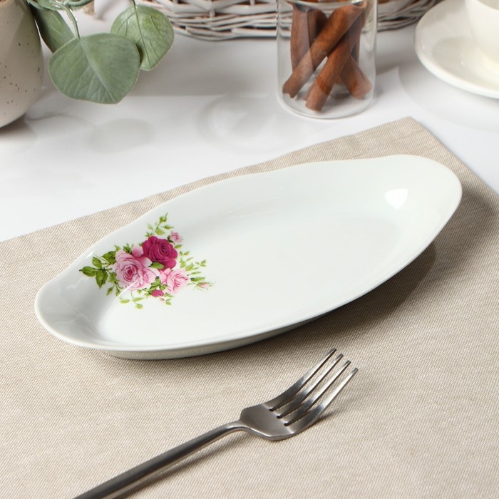 Селедочница &laquo;Маркиза&raquo;, 25&times;13 см, фарфор