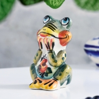 Сувенир &laquo;Лягушка мечта&raquo;, 7 см, цвет, гжель