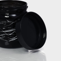 Банка стеклянная для сыпучих продуктов &laquo;Марбл&raquo;, 425 мл