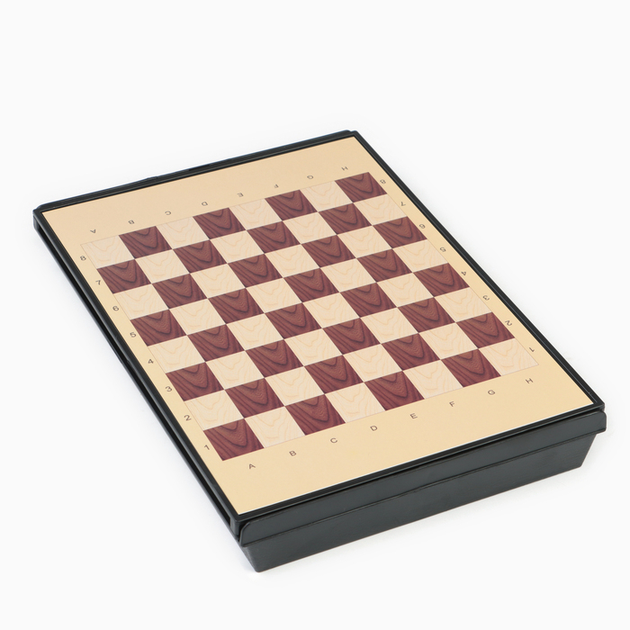 Шахматы настольные магнитные, с ящиком, 24 х 18 см Шахматы настольные магнитные, с ящиком, 24 х 18 см