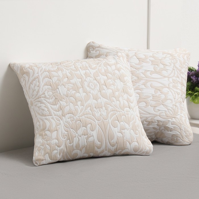 Набор декоративных подушек Верона 40х40см 2шт, полиэфир, пэ100% Набор декоративных подушек Верона 40х40см 2шт, полиэфир, пэ100%