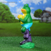 Садовая фигура "Лягушка попрыгунья" 18х20х50 см Садовая фигура "Лягушка попрыгунья" 18х20х50 см