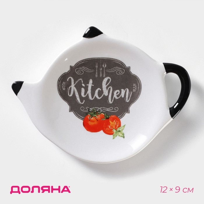 Подставка под чайный пакетик Доляна &laquo;Гурман&raquo;, 12&times;9 см