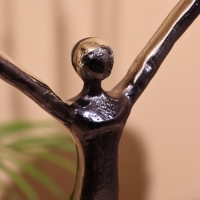 Подсвечник на 2 свечи "Ленни" 42 см, металл