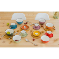 Миска фарфоровая Wilmax Splash, 600 мл, d=13 см, цвет оранжевый Миска фарфоровая Wilmax Splash, 600 мл, d=13 см, цвет оранжевый