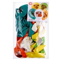 Шар латексный 14" &laquo;Чебурашка&raquo;, набор 50 шт., МИКС