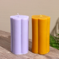 Свеча "Цветок" 6х6х12 см, соевый воск МИКС Свеча "Цветок" 6х6х12 см, соевый воск МИКС