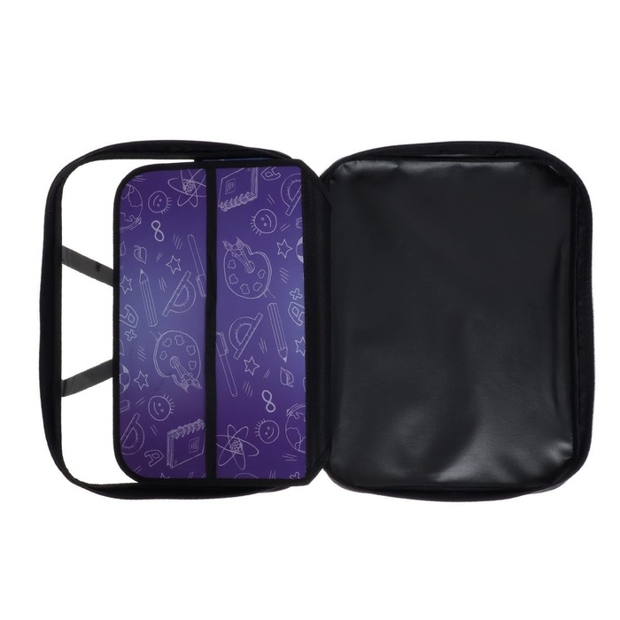 Папка для труда А4, 335 х 260 х 60 мм, с ручками текстиль, ПВХ, Calligrata, ПТР-111, Папка для труда А4, 335 х 260 х 60 мм, с ручками текстиль, ПВХ, Calligrata, ПТР-111, "Карандаши"