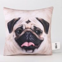 Подушка антистресс, собака "Мопс"