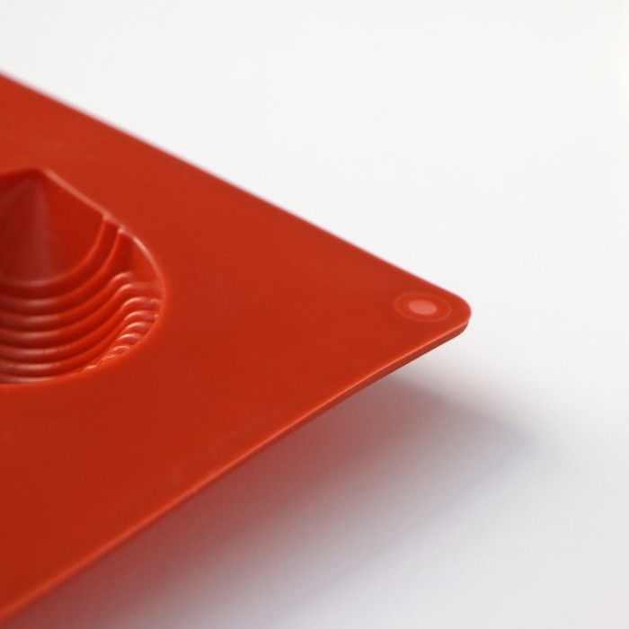 Форма для выпечки Доляна &laquo;Ракушка&raquo;, силикон, 29&times;17&times;2 см, 8 ячеек (6&times;4,5&times;2 см), цвет коричневый