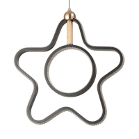 Светильник BayerLux "Звезда" LED 45Вт черный 20х43,5х45 см