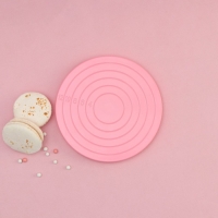 Подставка для пирожного вращающаяся Доляна &laquo;Матира&raquo;, d=14 см, цвет розовый