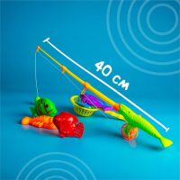 Рыбалка «Морская»: 1 удочка, 8 рыбок, сачок Рыбалка «Морская»: 1 удочка, 8 рыбок, сачок