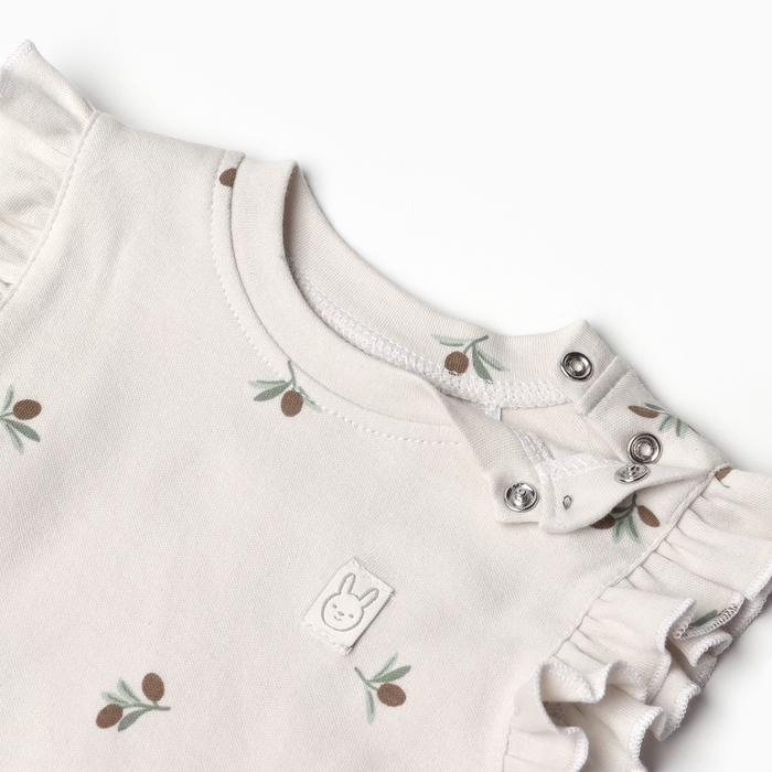 Майка Крошка Я Olives, р. 86-92, молочный