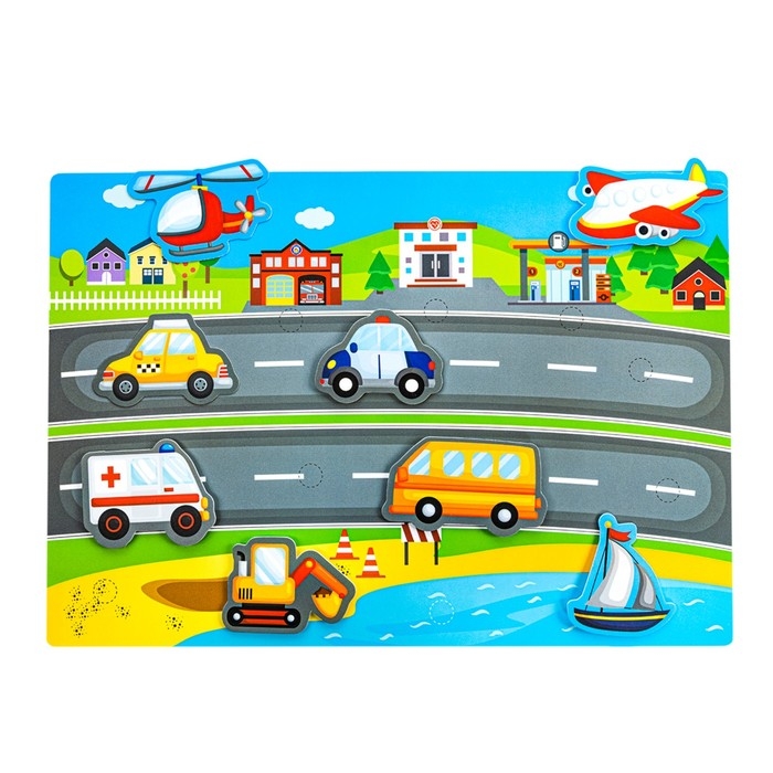 Пластик на липучках &laquo;Транспорт&raquo;