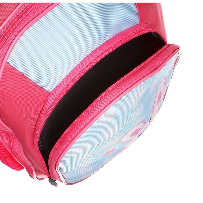 Рюкзак школьный, 37 х 27 х 16 см, эргономичная спинка, Calligrata Б "Зайка"