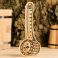 Термометр-гигрометр "Ковш", деревянный Термометр-гигрометр "Ковш", деревянный