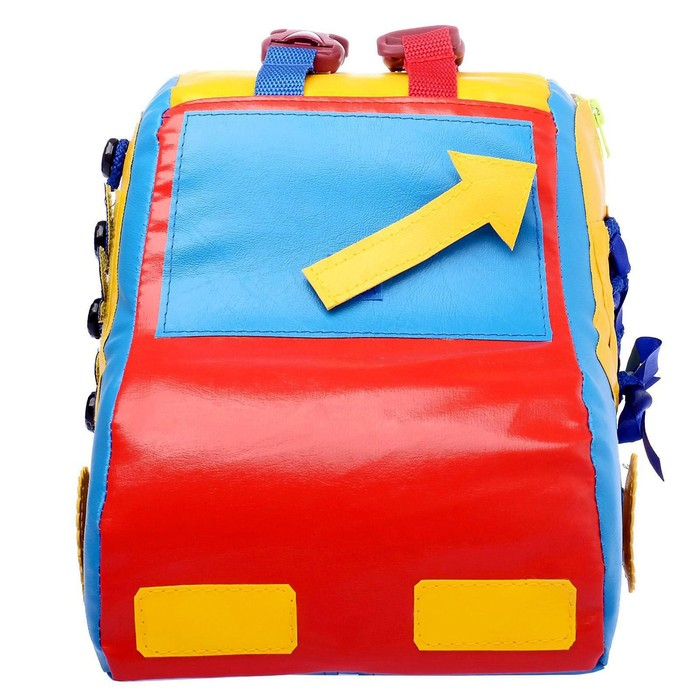 Мягкий модуль тактильный &laquo;Машинка&raquo;, по методике Монтессори