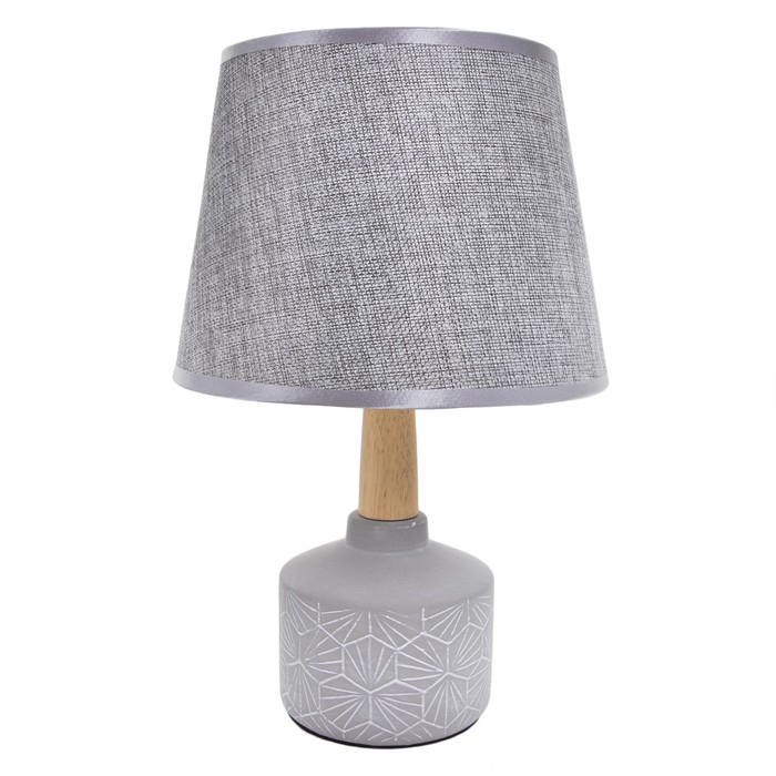 Лампа настольная 21193/1 E14 40Вт серый 20х20х30 см