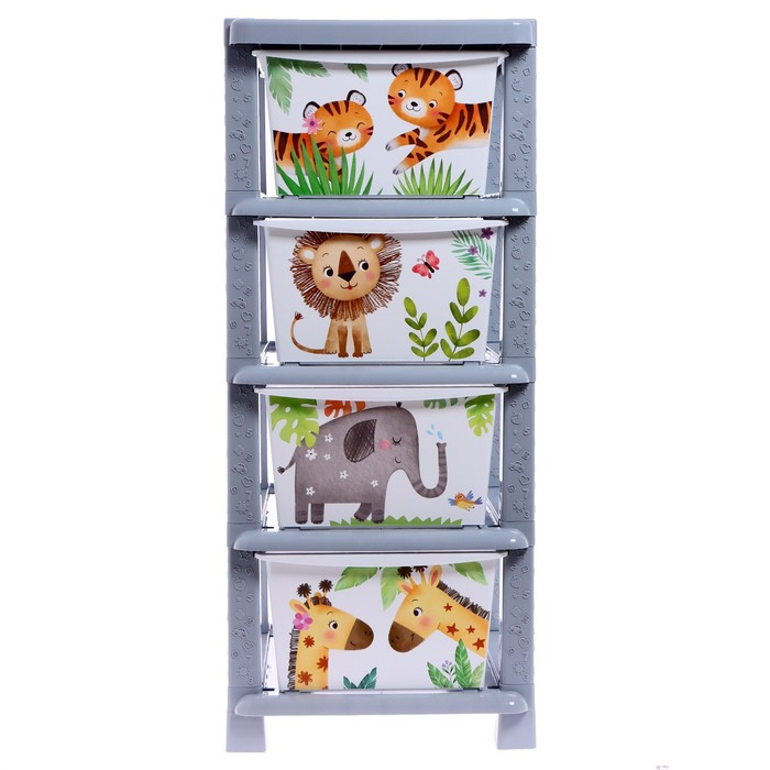 Комод детский &laquo;Счастливое детство&raquo;, 4 секции