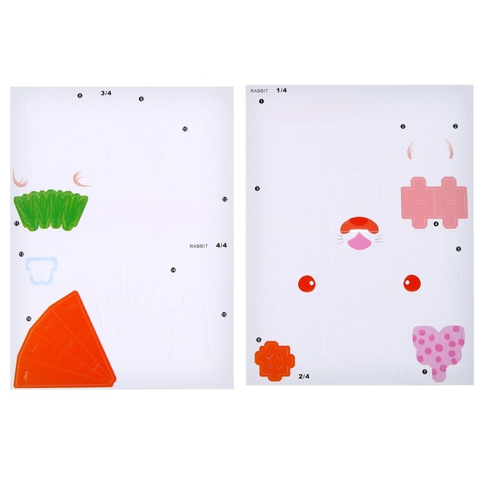 Набор для творчества создние 3D фигурки &laquo;Кролик&raquo;