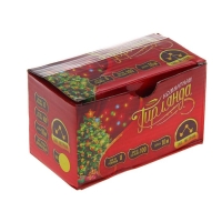 Гирлянда &laquo;Нить&raquo; 10 м с насадками &laquo;Игла&raquo;, IP20, прозрачная нить, 100 LED, свечение жёлтое, 8 режимов, 220 В