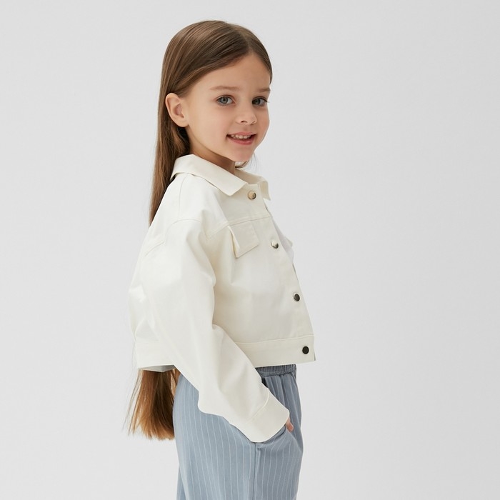 Рубашка верхняя укор. детская KAFTAN р. 36 (134-140 см), молочный Рубашка верхняя укор. детская KAFTAN р. 36 (134-140 см), молочный