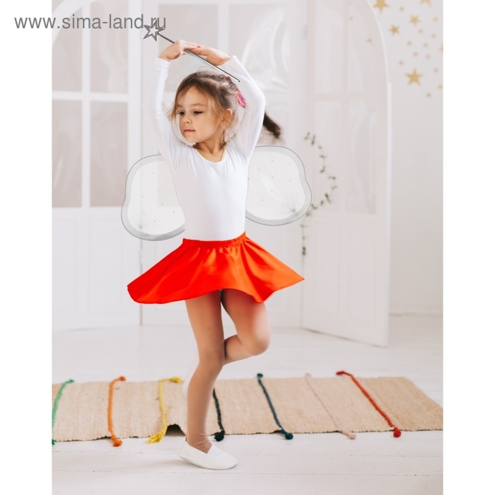 Карнавальный набор «Фея», 2 предмета: жезл, крылья, цвет белый Карнавальный набор «Фея», 2 предмета: жезл, крылья, цвет белый