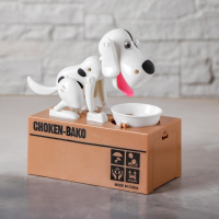 Копилка механическая «Собака с тарелкой», цвета МИКС Копилка механическая «Собака с тарелкой», цвета МИКС