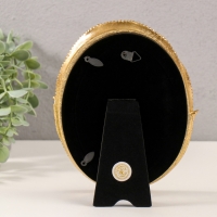 Фоторамка полистоун 10х15 см "Листья" золото 15х1,7х19,5 см