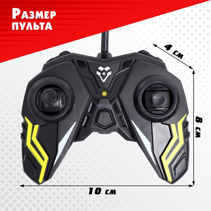 Машина радиоуправляемая &laquo;Купе&raquo;, 1:24, световые эффекты, работает от батареек, цвет красный