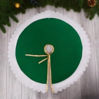 Полянка под ёлку " Рюши" 60 см, зелёный Полянка под ёлку " Рюши" 60 см, зелёный