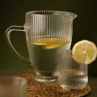 Кувшин для воды стеклянный SL Home «Модерн», 1,2 л, 19,5×13×18,5 см, цвет прозрачный Кувшин для воды стеклянный SL Home «Модерн», 1,2 л, 19,5×13×18,5 см, цвет прозрачный