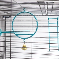 Клетка для птиц "Пижон" №104-Б, разборная, 2 секции, 58 х 40 х 88см, бирюзовая Клетка для птиц "Пижон" №104-Б, разборная, 2 секции, 58 х 40 х 88см, бирюзовая